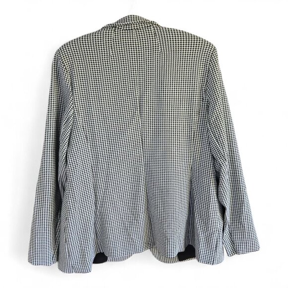Lane Bryant Size 16 Black & White Houndstooth Blazer | The Bryant Blazer - Picture 2 of 4